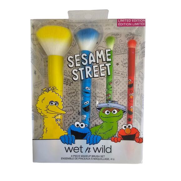 3 WET n WILD Lot SESAME STREET Limited Edition Makeup Brush Mirror Lash Curler - Picture 3 of 7